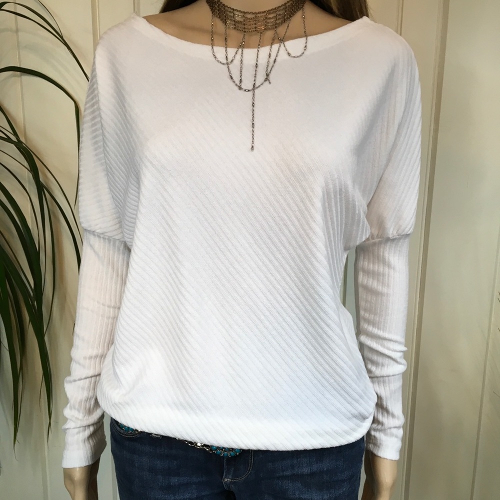 CHIC OFF SHOULDER 1 white left - Picture 3 of 6